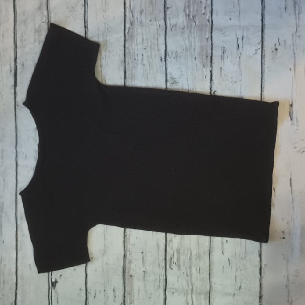 LaMade Black Dolman Oversized Cotton Blend T Shirt Dress M